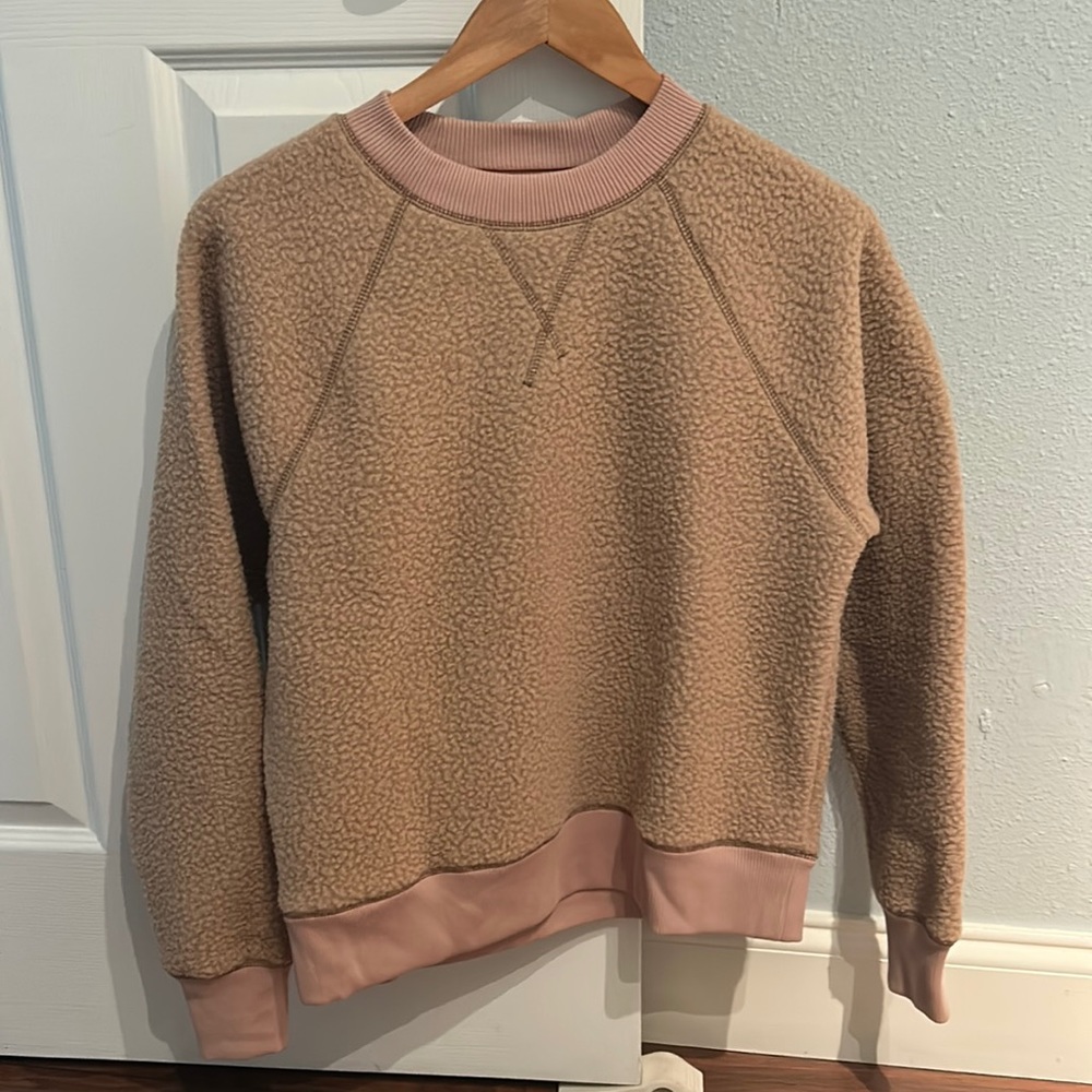 Everlane crewneck teddy fleece sweatshirt - new with tags